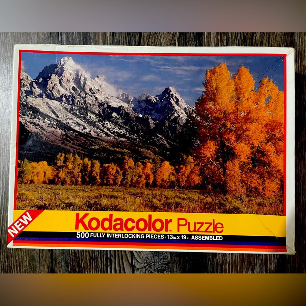 Vintage Kodak puzzle “Grand Teton National Park” 500 pieces 🧩